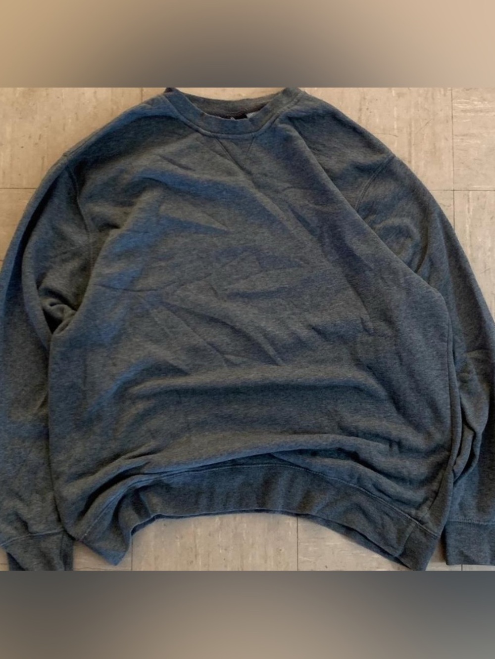 Joe Boxer Men's Crewneck Sweater in Charcoal Gray